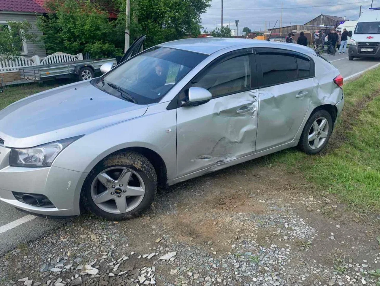 В Тюменской области два подростка на мотоцикле пострадали в ДТП с  автомобилем МегаТюмень