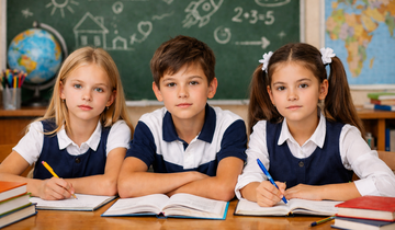 Школьники нейросеть