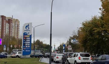АЗС очередь
