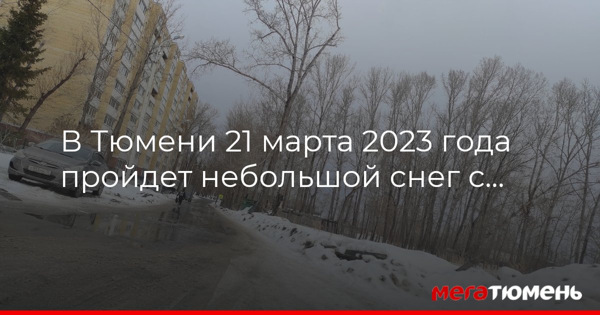 Погода тюмень 2023