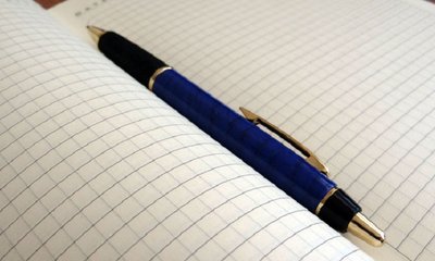 блокнот ручка 720