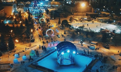 новый год центральная площадь