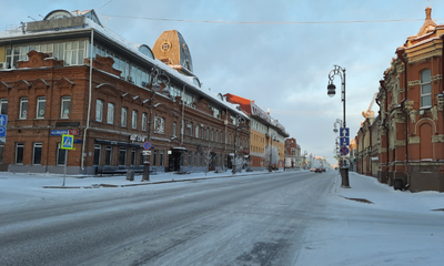 тюмень зима утро