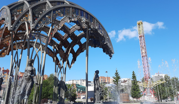 фонтан лето