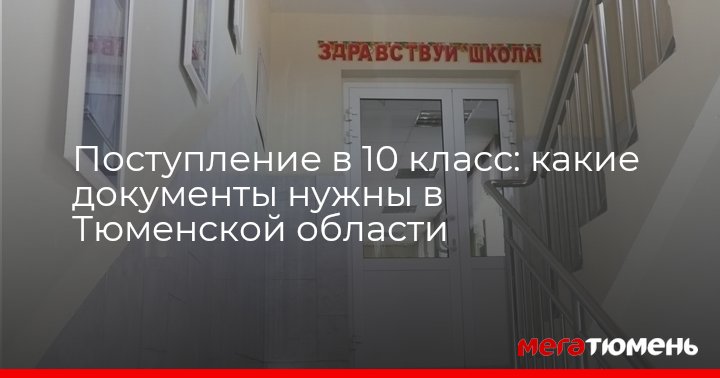 какие документы нужны для поступления в 10 класс в свою школу